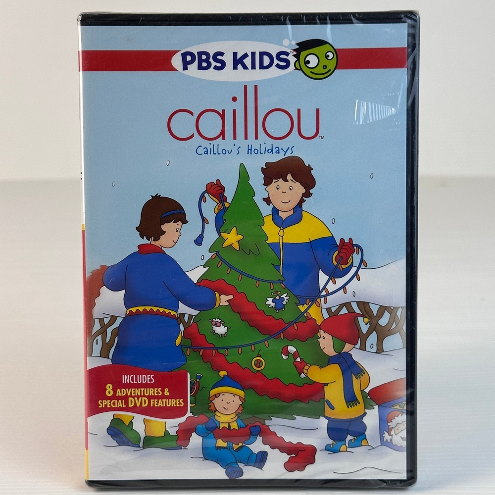 Caillou's Holidays DVD PBS Kids‎ 8 Adventures Christmas Halloween CAIU607 New